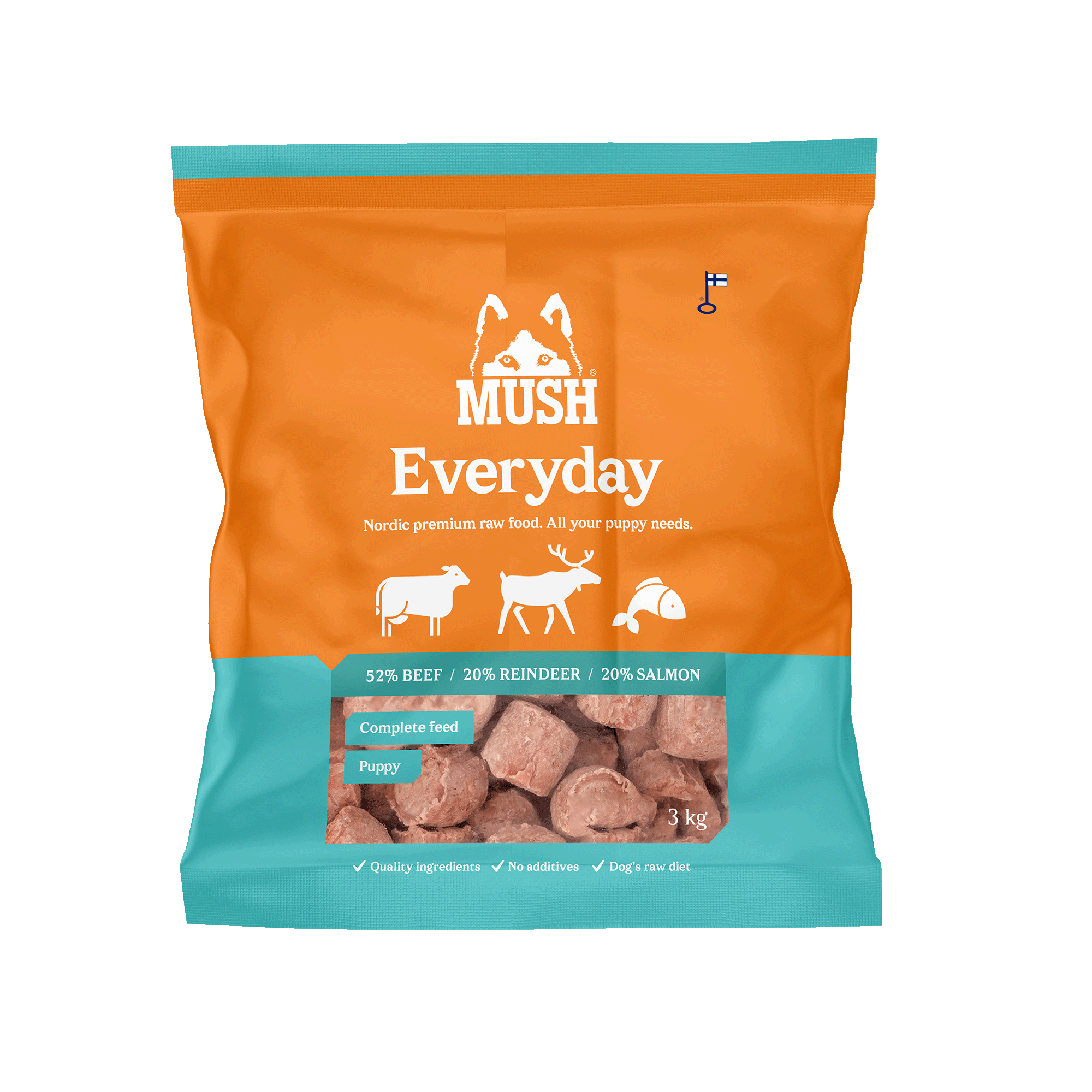 Everyday Puppy Isbl� (okse-rensdyr-laks)   FROST