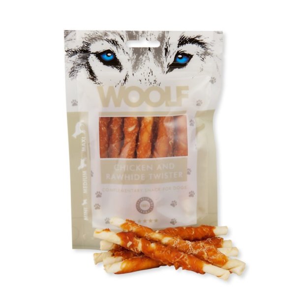 Woolf Chicken and Rawhide Twister