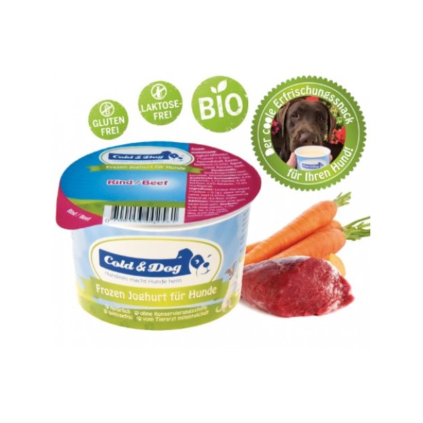 Cold &amp; Dog hundeis med oksek�d (FROST)