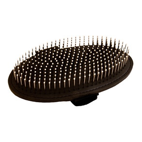 Bld oval pigbrste med dupper