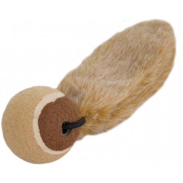 Tennisbold med r�vehale