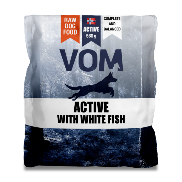 Active fuldfoder k�dboller med hvid fisk (FROST)