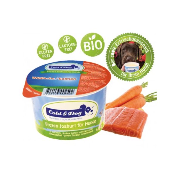 Cold &amp; Dog hundeis med vildlaks (FROST)